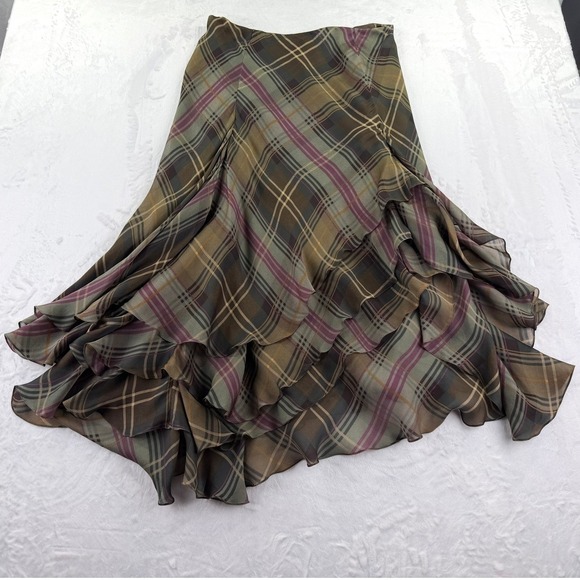 NWT Ralph Lauren Collection Purple Label Fall 2003 Runway Silk Skirt USA Sz 4 - Picture 5 of 16